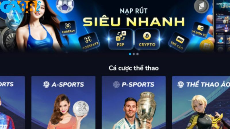 GA88 đứng đầu trong danh sách top 5 nhà cái hot nhất hiện nay